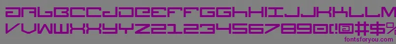 Legionv3 Font – Purple Fonts on Gray Background