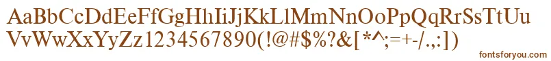 Weitere Informationen zur Vietnamesetimesssk-Schriftart Vietnamesetimesssk-Schriftart – Braune Schriften