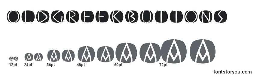 Oldgreekbuttons Font Sizes