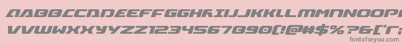 Iapetuscondital Font – Gray Fonts on Pink Background