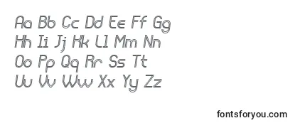 LiquidromItalic Font