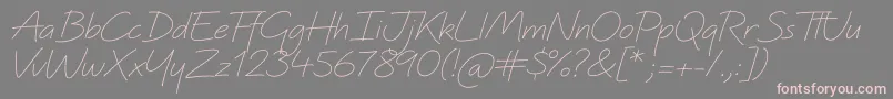 More about Quinzey Font Quinzey Font – Pink Fonts on Gray Background