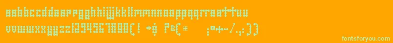 Lisätietoja SkeletorStance-fontista SkeletorStance-fontti – vihreät fontit oranssilla taustalla