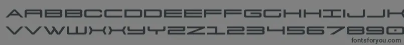 911porschav3expand-Schriftart – Schwarze Schriften auf grauem Hintergrund