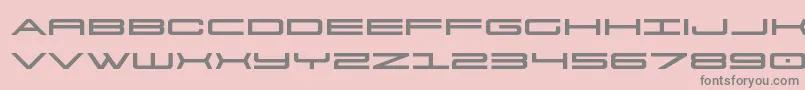 Czcionka 911porschav3expand – szare czcionki na różowym tle