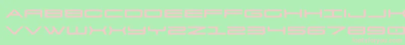 911porschav3expand Font – Pink Fonts on Green Background