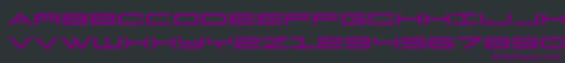 911porschav3expand Font – Purple Fonts on Black Background