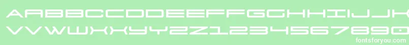 911porschav3expand Font – White Fonts on Green Background