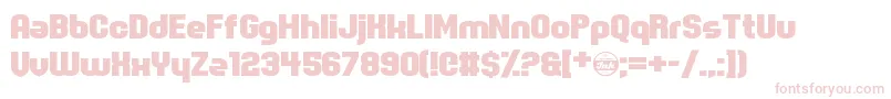 フォントSpotMonkey – 白い背景にピンクのフォント