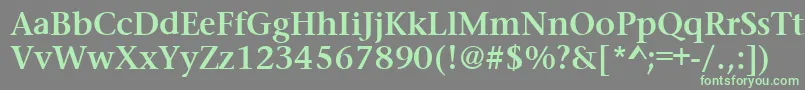 More about PrudentialBold Font PrudentialBold Font – Green Fonts on Gray Background