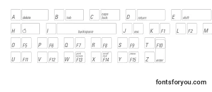 Keyfontusa Font