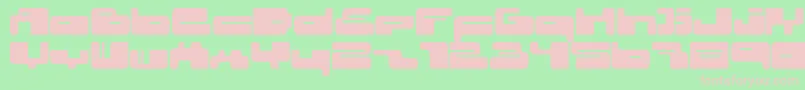 02.10Fenotype Font – Pink Fonts on Green Background