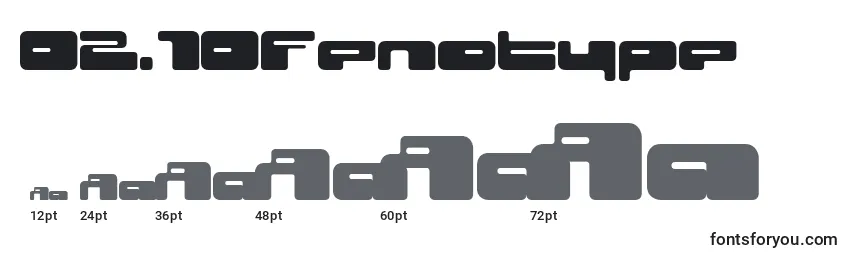 02.10Fenotype Font Sizes
