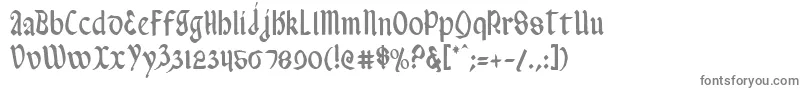 ValeriusCondensed-fontti – harmaat fontit