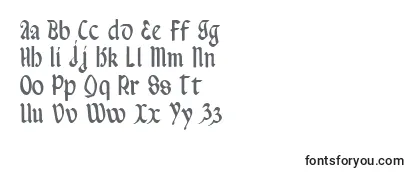 Обзор шрифта ValeriusCondensed