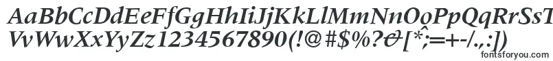 M690RomanBolditalic-fontti – Televisioon tarkoitetut fontit