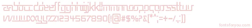 RepublikaVCnd Font – Pink Fonts on White Background