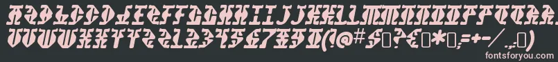 StupefactionRegular Font – Pink Fonts on Black Background