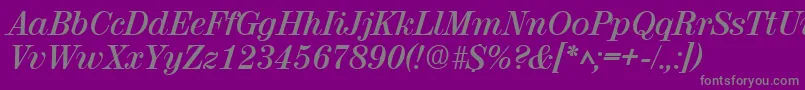 fuente RubyscriptBold – Fuentes Grises Sobre Fondo Morado