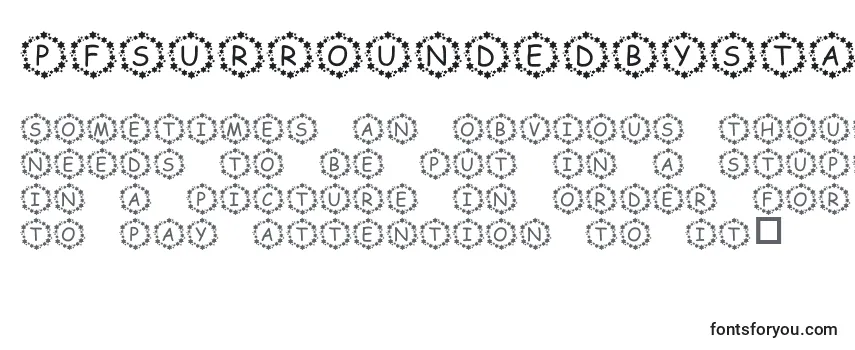Review of the PfSurroundedByStars Font