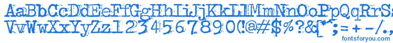 Bulkeyrefuse Font – Blue Fonts