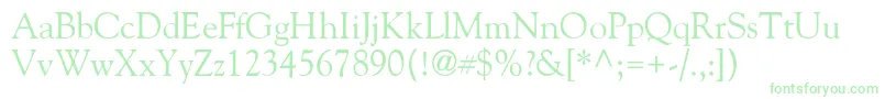 GoliatholddbNormal Font – Green Fonts on White Background
