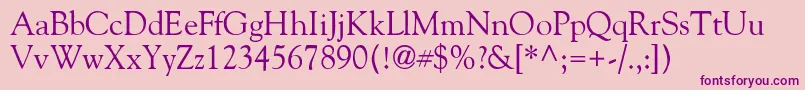 GoliatholddbNormal Font – Purple Fonts on Pink Background