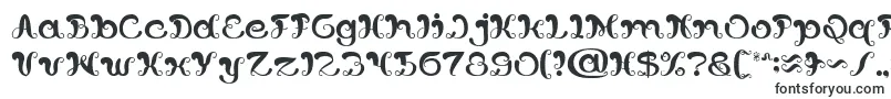 BungaMelatiPutih-fontti – Ilman serifejä olevat fontit