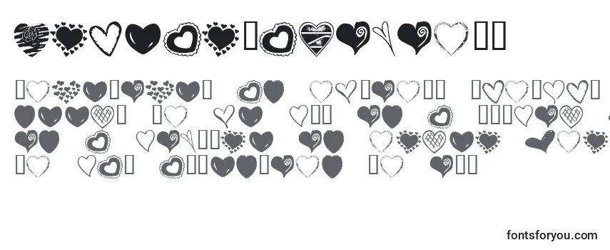 KrHeartalicious Font