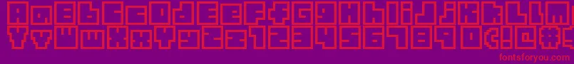 Lisätietoja TinyBoxbita10-fontista TinyBoxbita10-fontti – punaiset fontit violetilla taustalla