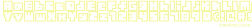 Шрифт TinyBoxbita10 – жёлтые шрифты