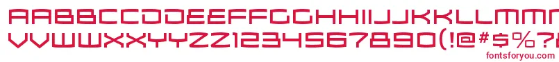 Шрифт ZosmargRegular – красные шрифты на белом фоне