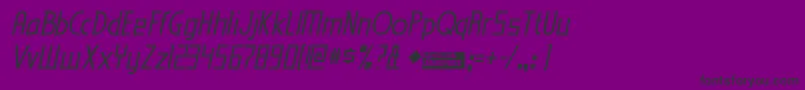 Edenmi Font – Black Fonts on Purple Background