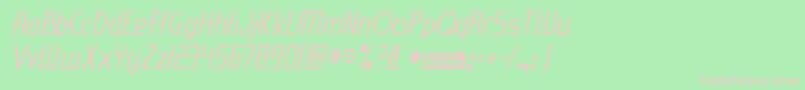 Edenmi Font – Pink Fonts on Green Background