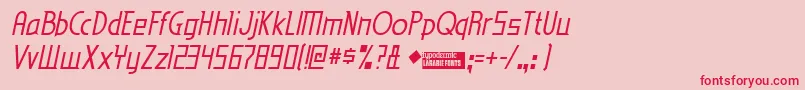 Edenmi Font – Red Fonts on Pink Background