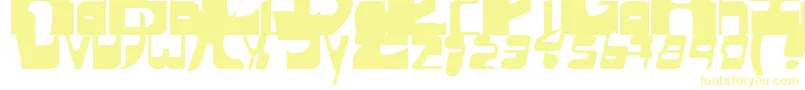 Шрифт Sequentialsans – жёлтые шрифты