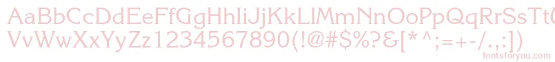 KorinnastdRegular Font – Pink Fonts on White Background