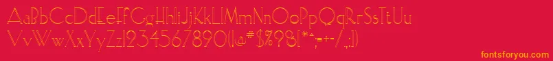 More about ElisiaopenfaceRegular Font ElisiaopenfaceRegular Font – Orange Fonts on Red Background