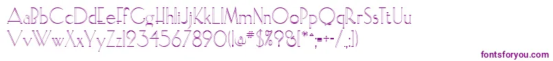 ElisiaopenfaceRegular Font – Purple Fonts on White Background