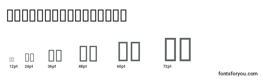 Symbolsaplentysh Font Sizes