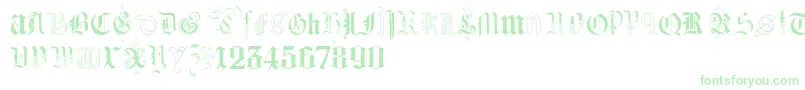 KidnappedAtGermanLandsTwo Font – Green Fonts on White Background