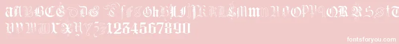 KidnappedAtGermanLandsTwo Font – White Fonts on Pink Background