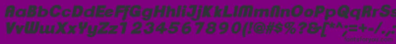 fuente ClementepdarUltrabolditali – Fuentes Negras Sobre Fondo Morado