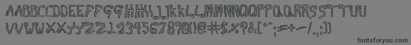 Technet Font – Black Fonts on Gray Background