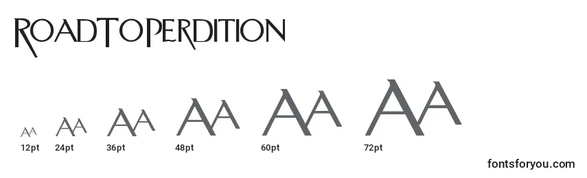 RoadToPerdition Font Sizes