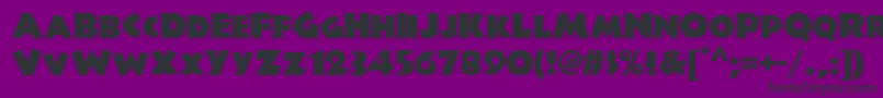 Junglefevernf Font – Black Fonts on Purple Background