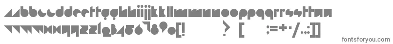 Whiterabbit Font – Gray Fonts on White Background