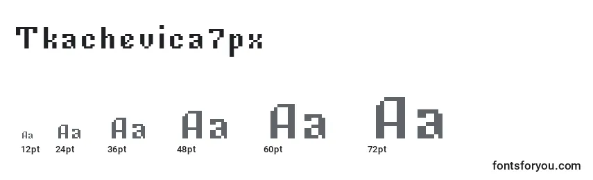 Размеры шрифта Tkachevica7px