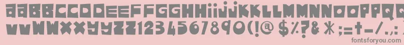 More about AsamKelubi Font AsamKelubi Font – Gray Fonts on Pink Background