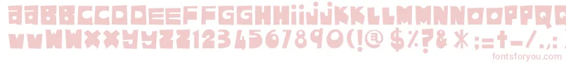 AsamKelubi Font – Pink Fonts on White Background